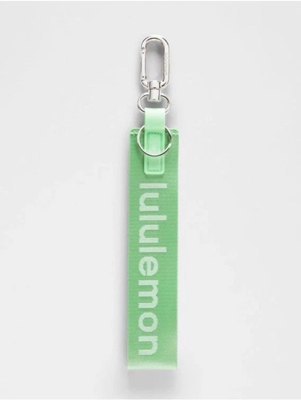 Lululemon Citra Lime Never Lost Keychain